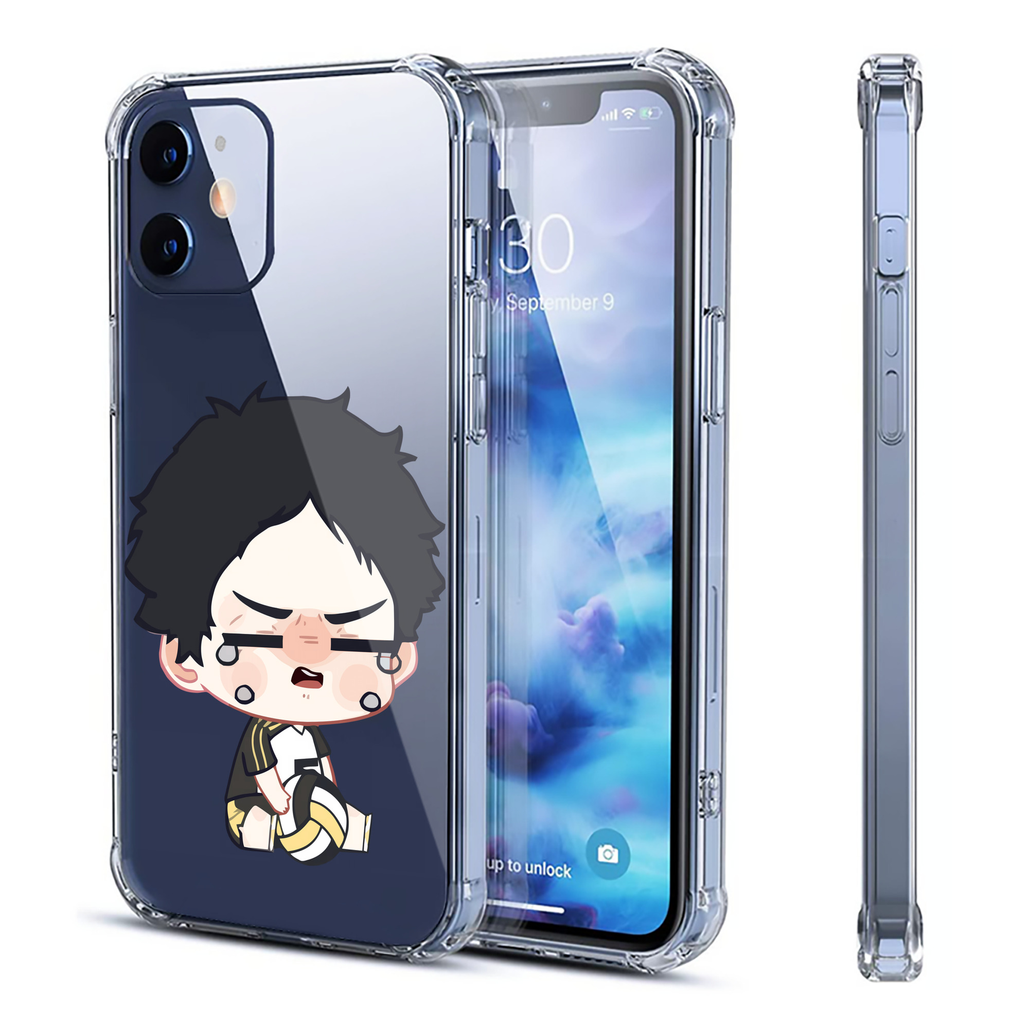 （画像用） ハイキュー!! Haikyu!! 【iPhone 12シリーズ対応】透明スマホケース（クリアソフトケース）